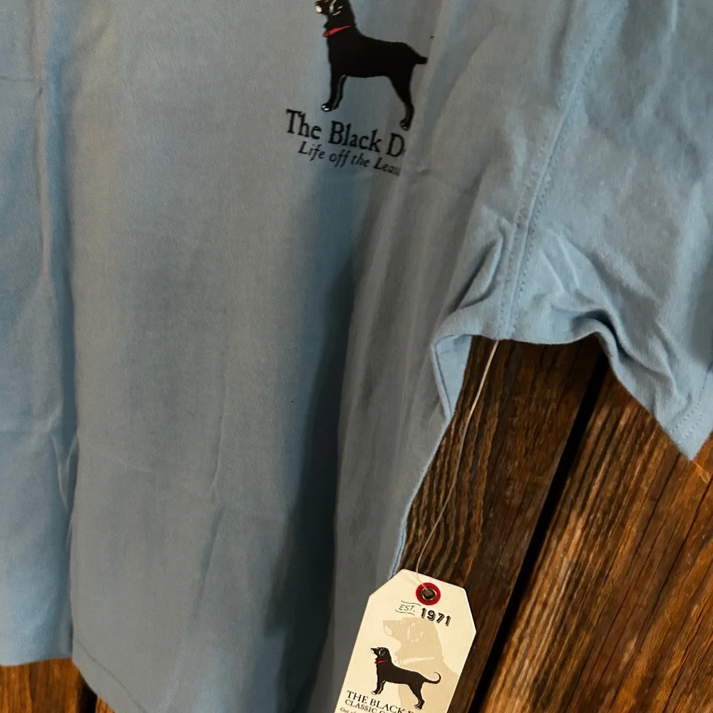 NWT THE BLACK DOG DOCK COLLECTION T SHIRT TOP SMALL BAY BLUE KIDS YOUTH (6) NEW - Picture 4 of 7